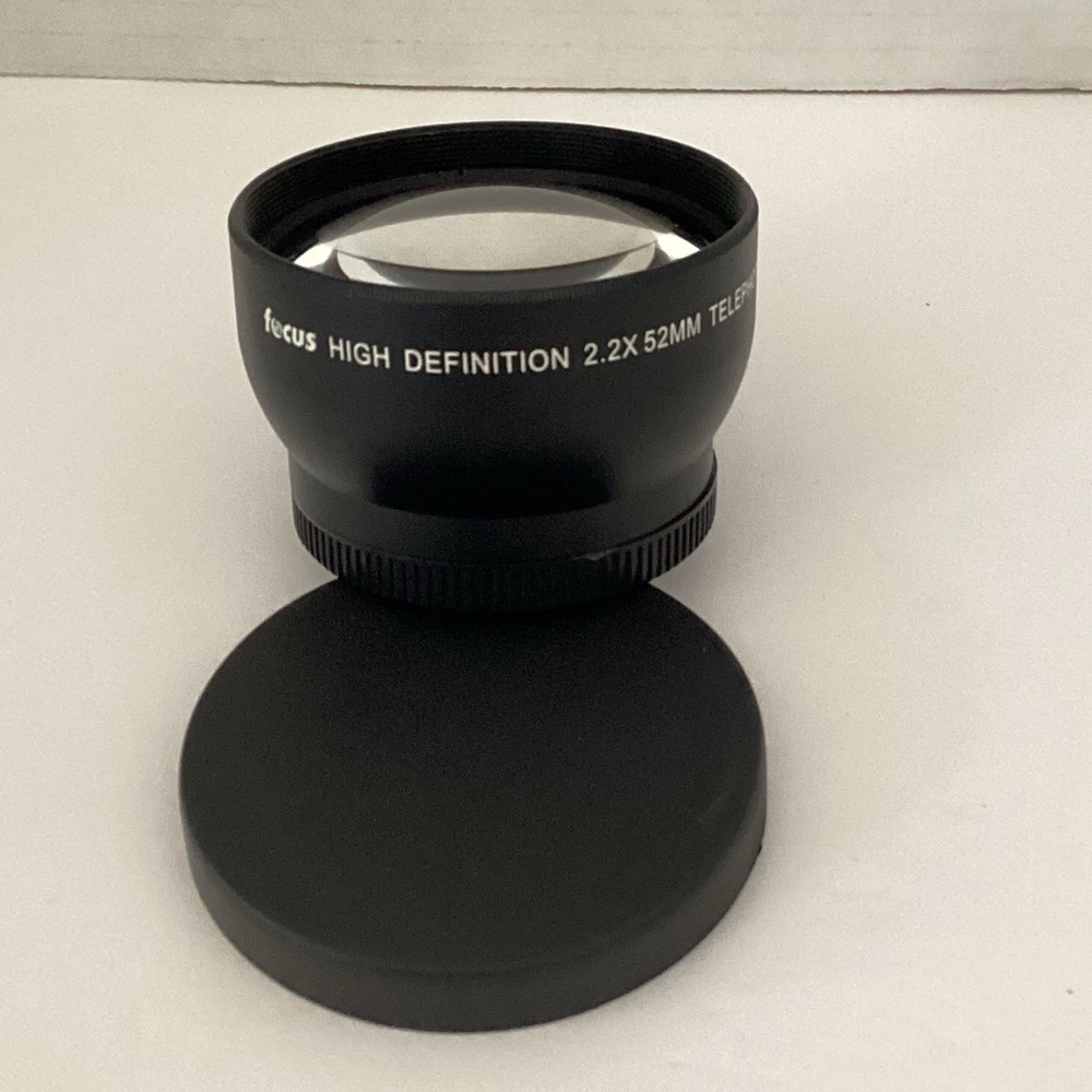 Focus High Definition 2.2X 52mm Telephoto Lens - Black